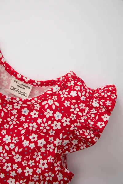 فستان بدون أكمام بنقش للبنات SM