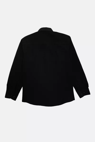 Camicia Classica Nera da Ragazzo