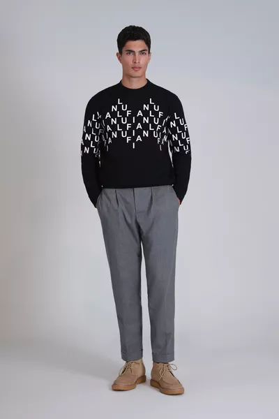 سويت شيرت رجالي روز أسود