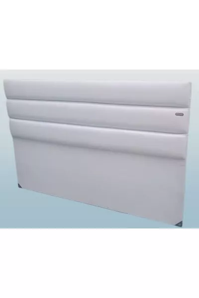 Başlık  DK Çift Kişilik  lık Suni Deri Kumaş Model Beyaz Renk El Yapım