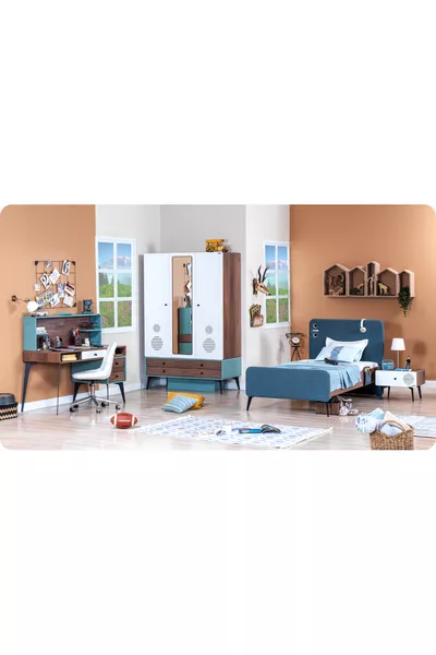 غرفة شباب الحرم الجامعي مؤلفة من 6 قطع