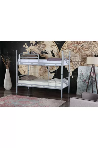 Solid Bunk Bed Youth Bedroom Metal Bunk Bed and Bed Frame