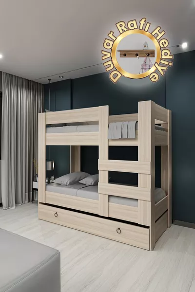 Jongeren Stapelbed Compatibel met Matras Sonoma Stapelbed met Bedbank