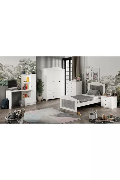 CAMERA DEI GIOVANI TORINO, SCRIVANIA E LIBRERIA