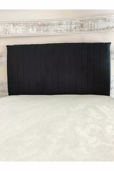 Copertura per testiera del letto in lino Sonne design Cm Nero