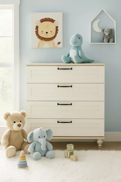 Комод Pera с выдвижными ящиками из МДФ | Ящики с покрытием Rehau | Ножки из ольхи | Качественный дизайн