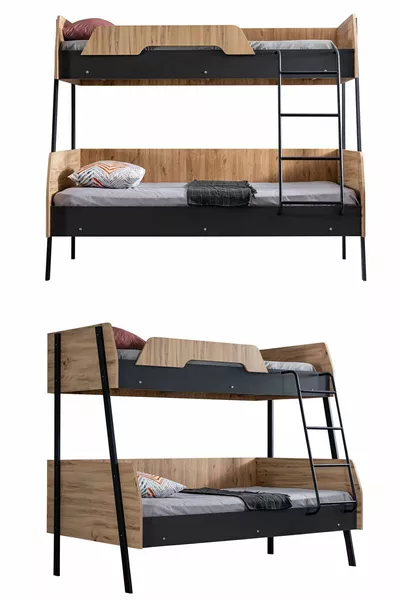 Etagenbett, Alba Breites Etagenbett, cm - cm