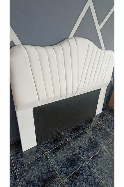 Double Bed Base Headboard