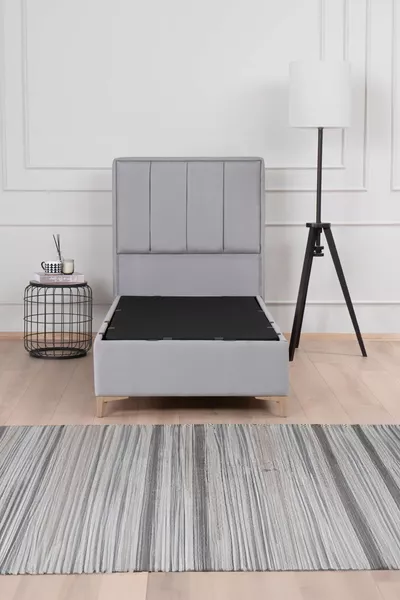 Основание с ящиком Gold Therapy, серое (ЗАГОЛОВОК И МАТРАС НЕ ВКЛЮЧЕНЫ)