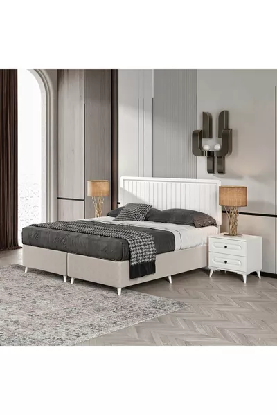 غرفة نوم رومـا كاملة من MDF مع تركيب مجاني