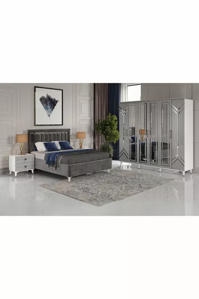 City Grey Yatak Odası Takımı