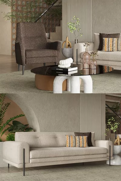 باقة زفاف سالدا ميدي - مجموعة الجلوس / طقم غرفة النوم / طقم غرفة الطعام