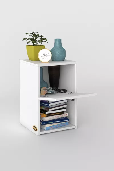 Komodin İzumi Byz ** Nachtkastje Boekenkast Schoenenkast Met Deur En Rugleuning