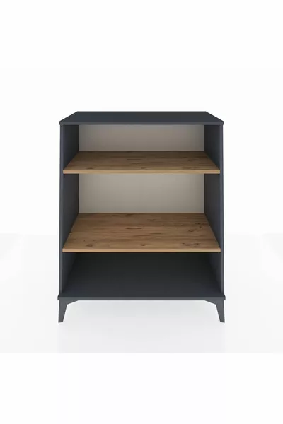 Hyperion Dressoir 2 Planken Antraciet-Kiefer