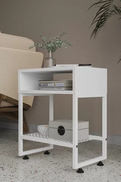 Table de chevet en métal Armoni