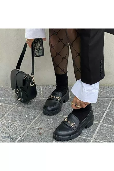 جوارب نسائية سوداء من الخيزران بدون شريط أعلى