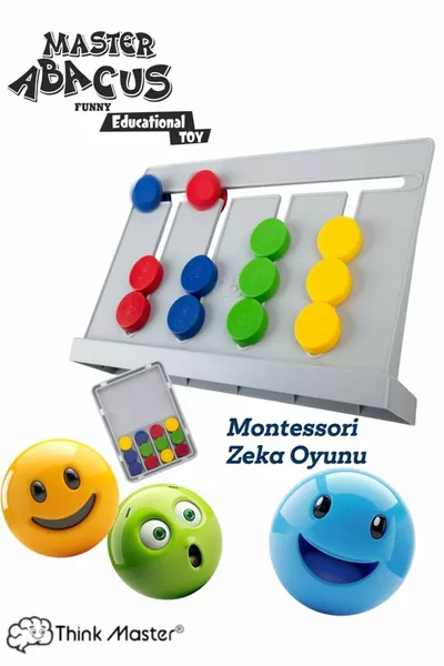 Master Abacus Rubik Abakus Montessori Intelligenzspiel Unterstützt mit digitalen Spielkarten