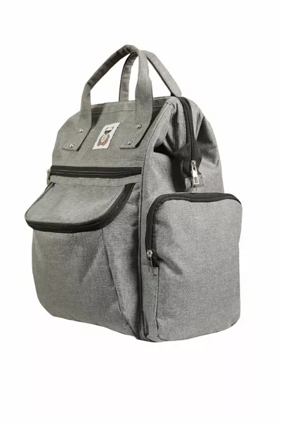 Borsa per la cura del bambino Lux Zaino per la cura del bambino per mamme Grigio