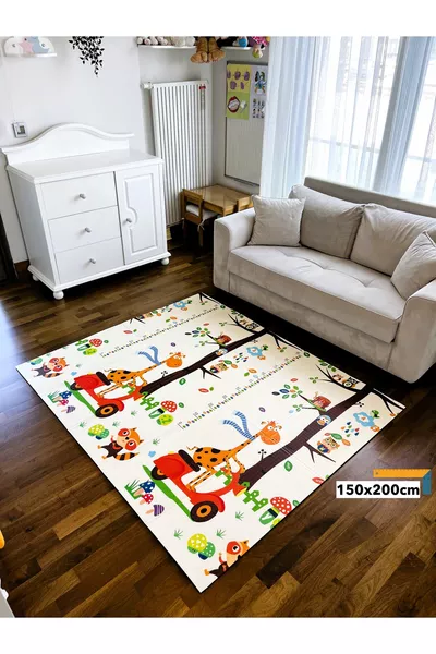 حصيرة لعب قابلة للطي للطفل والشجرة من الجانبين