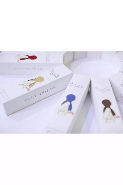 وشاح قطن فاخر مرّ - حجاب للجنس النسائي من الجيرسيه الليكرا