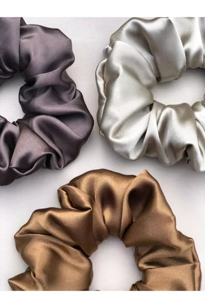 Women's 3-Piece Satin Hair Clip Set