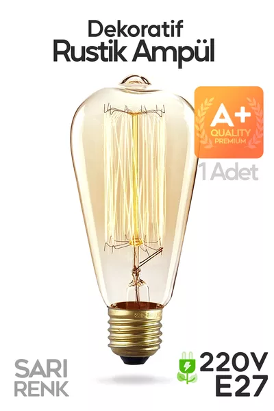 Decorative Retro Rustic Bulb  Standard Socket v Home Cafe Wall Lamp Lampshade Ceiling Bulb