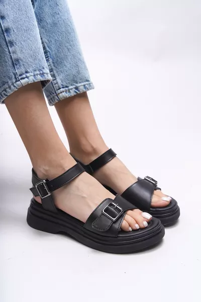 Sandali da donna Bridleia  Pelle nera