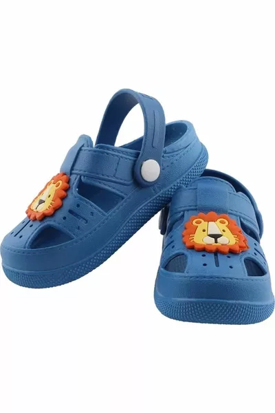 Günlük Ortopedik Kaydırmaz Tabanlı Hayvan Figürlü Çocuk Sandalet Terlik