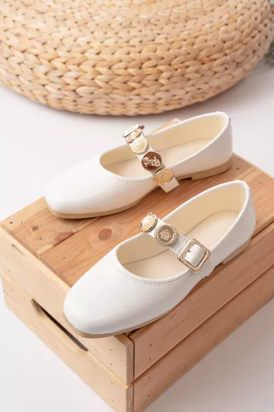 Tägliche Damen-Ballerinas mit verstellbarer Schnalle, leicht und bequem