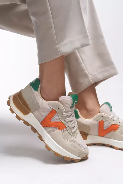 حذاء رياضي نسائي روزاتورا  بيج برتقالي