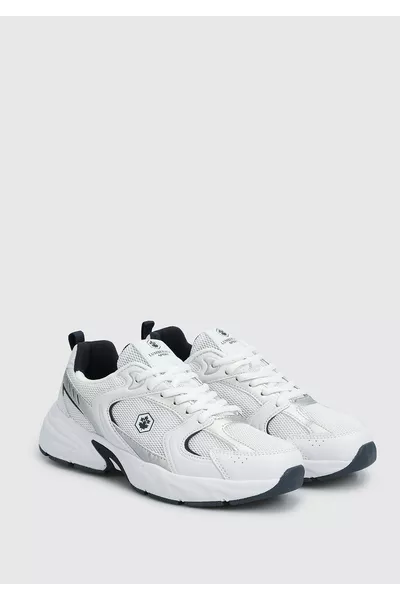 Pol Weiße Leder Herren Sneaker