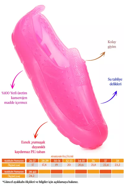 Elin Daily Sea Pool Girls' Beach Shoes