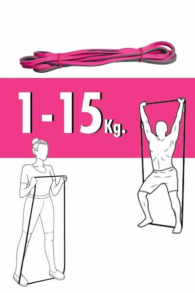 Bande de résistance longue en Kg, bande d'étirement, bande d'exercice pour physiothérapie, anneau de fitness, bande élastique de sport