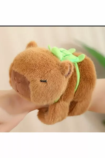 Capibara con tartaruga, giocattolo di cm per polso e auto