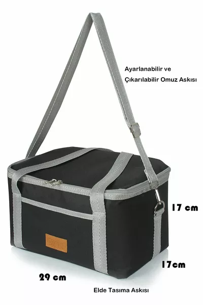 L Essens-Transporttasche Warm- und Kalt-Thermosflasche Babynahrungs-Tragetasche Camping-Picknicktasche