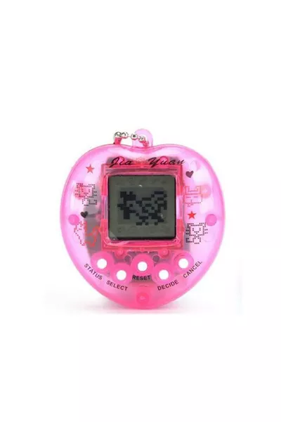 Nostalgisches Herz Niedliches Virtuelles Baby Zuckerrosa