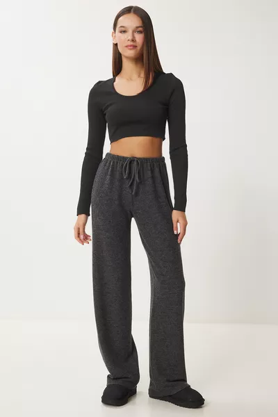 بنطال محاك واسع يموش أنترست 