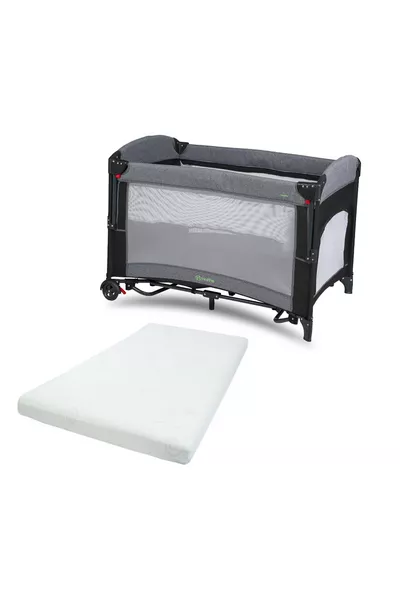 سرير ألعاب متنقل Mastic مع مروحة وتاج الحماية هدية، سم