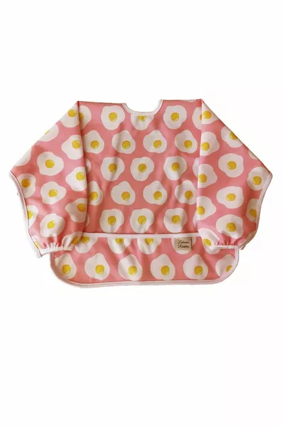 Grembiule impermeabile a maniche lunghe facile da pulire per attività e pappa / Grembiule per l'alimentazione del bambino  mesi