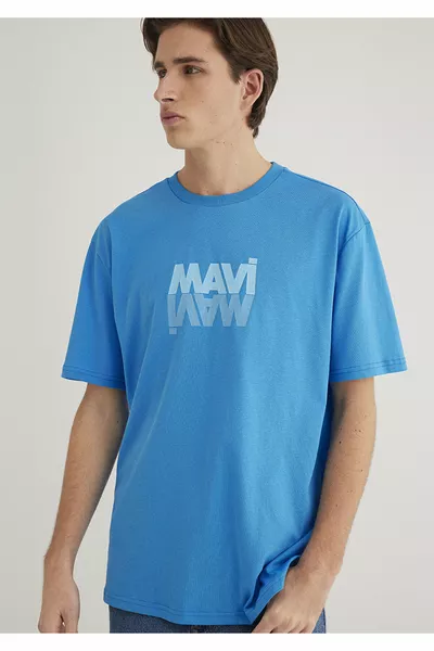 T-Shirt mit Logoaufdruck, Loose Fit / Lockerer, bequemer Schnitt 