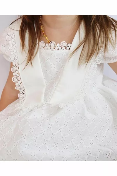 Белое платье для девочки