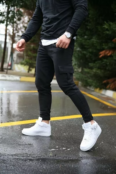 Унисекс спортен панталон с джобове тип карго