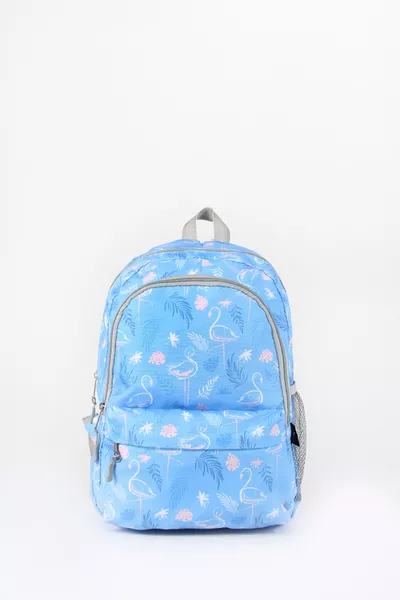 Комплект из 3 школьных сумок Голубой Фламинго /.