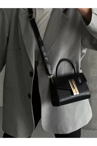 Montanna Model Black Women's Hand and Shoulder Bag