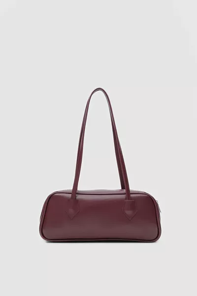 حقيبة بوهمي فينتاج باغيت باللون الأحمر الداكن