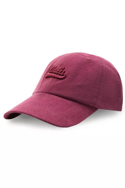 قبعة بيسبول فورتونو بورغوندي مطرزة للجنسين