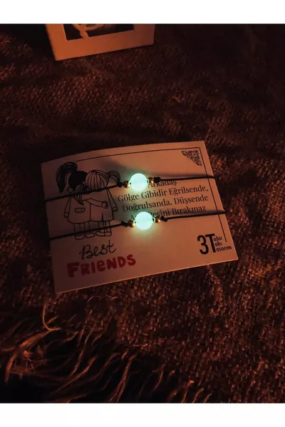 Glow-in-the-Dark Phosphorescent Cat's Eye Friendship Bracelet