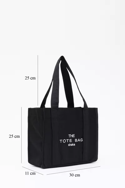 قماش كنسي أسود ، بجيب واحد، بإغلاق بزر ضغط، حقيبة يد وحمل على الذراع والكتف