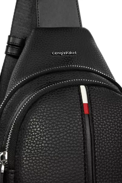 STD Erkek Siyah Kırmızı Erkek Çantası 