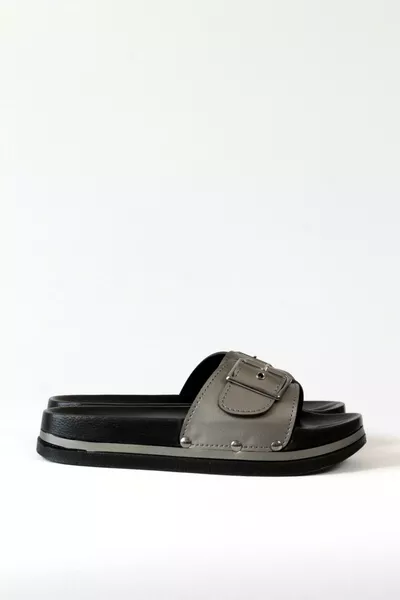 Orthopädische Platin Damen Sandalen